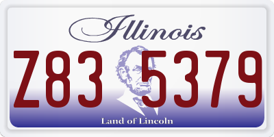 IL license plate Z835379