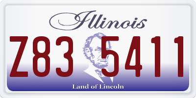 IL license plate Z835411