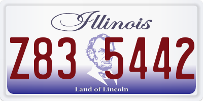 IL license plate Z835442