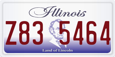 IL license plate Z835464