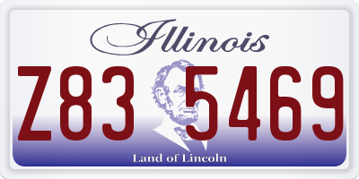IL license plate Z835469