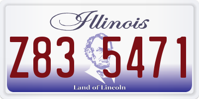 IL license plate Z835471