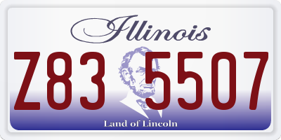 IL license plate Z835507