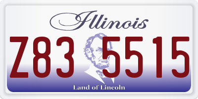 IL license plate Z835515