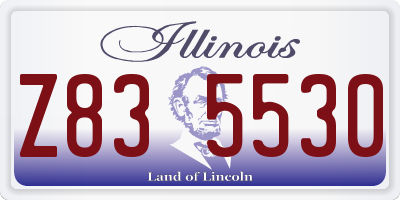IL license plate Z835530