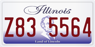 IL license plate Z835564