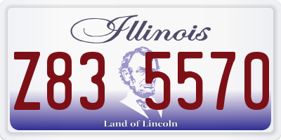 IL license plate Z835570