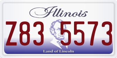 IL license plate Z835573