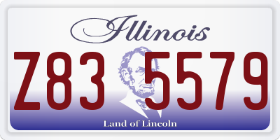 IL license plate Z835579