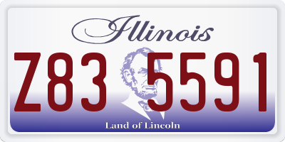 IL license plate Z835591