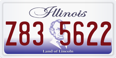 IL license plate Z835622