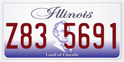 IL license plate Z835691