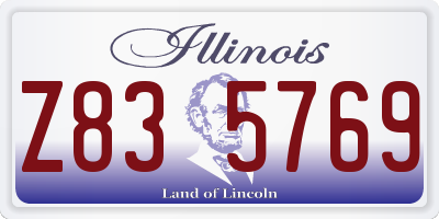 IL license plate Z835769