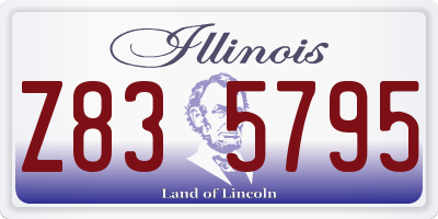 IL license plate Z835795
