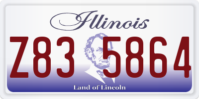 IL license plate Z835864