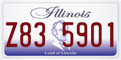 IL license plate Z835901
