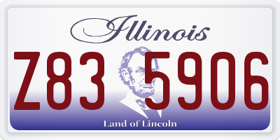 IL license plate Z835906