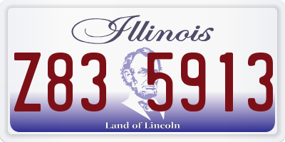 IL license plate Z835913