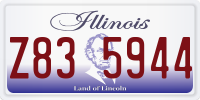 IL license plate Z835944