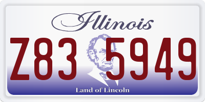 IL license plate Z835949
