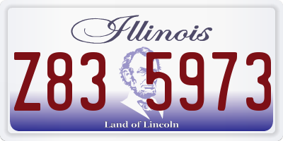 IL license plate Z835973