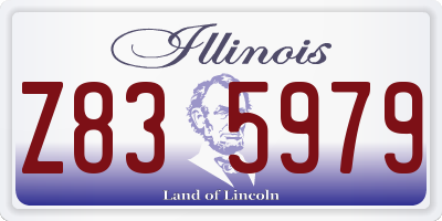 IL license plate Z835979