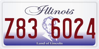 IL license plate Z836024