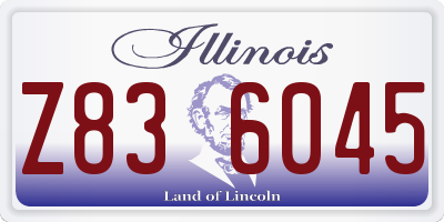 IL license plate Z836045