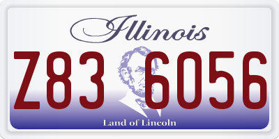 IL license plate Z836056