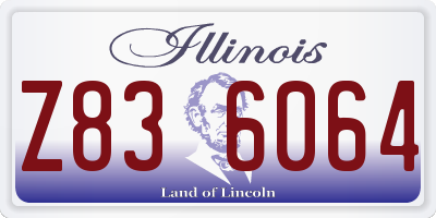 IL license plate Z836064