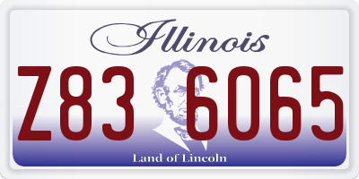IL license plate Z836065