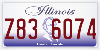 IL license plate Z836074