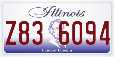 IL license plate Z836094