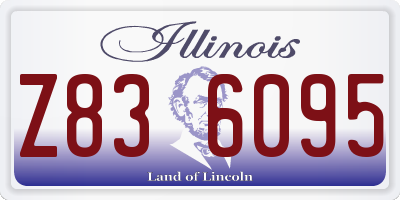 IL license plate Z836095