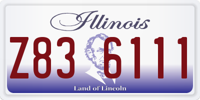 IL license plate Z836111