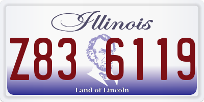 IL license plate Z836119