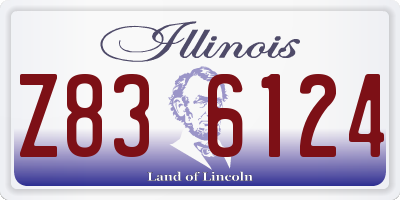 IL license plate Z836124