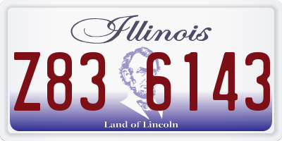 IL license plate Z836143