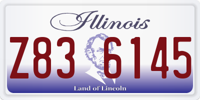 IL license plate Z836145
