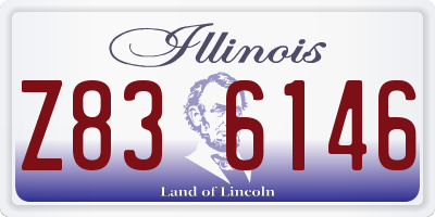 IL license plate Z836146