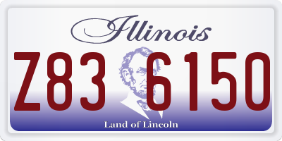 IL license plate Z836150