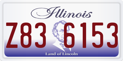 IL license plate Z836153