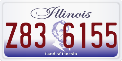 IL license plate Z836155