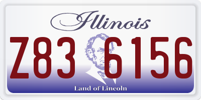 IL license plate Z836156