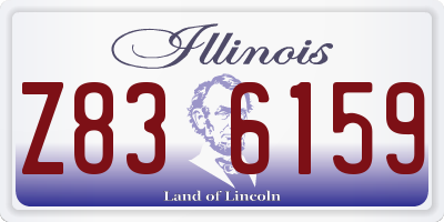 IL license plate Z836159