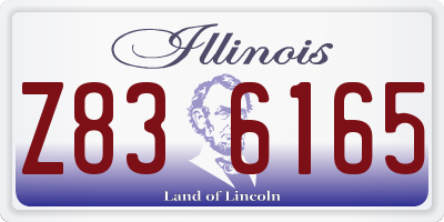 IL license plate Z836165