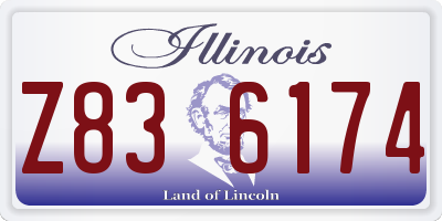IL license plate Z836174