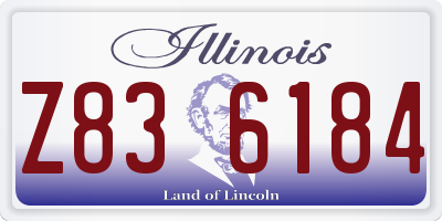 IL license plate Z836184