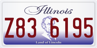 IL license plate Z836195