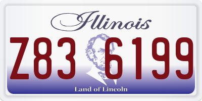 IL license plate Z836199